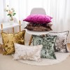 HERAYLI Premium Series, Crushed Velvet Throw Pillow Covers, Luxury Thick