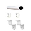 1.9" Round x 3 ft. White Aluminum Handrail Kit -