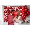 Alltten 7x5ft Red Hearts Backdrop Early 2000s Photo Backdrops Valentines