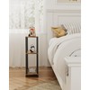 TUTOTAK Small Side Table, Narrow End Table, Bedside Table, Couch