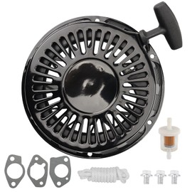 GX340 GX390 Pull Start Assembly Recoil Starter For Honda GX 340 GX 390 389 420 439 Cc 11hp 13 Hp Generator Replaces 28400-ZE3-W01ZA With Pull Rope