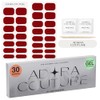 Adora Couture - Tiras de uñas de gel semicuradas con