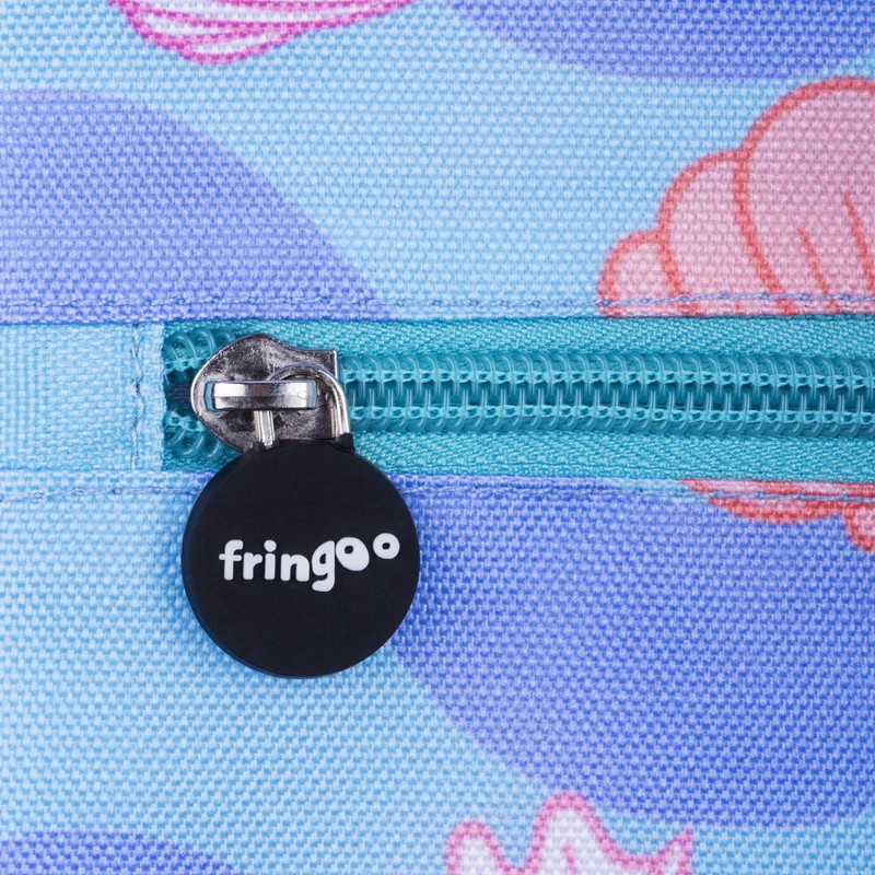 FRINGOO® Kids Drawstring Bag With Front Zipped Pocket PE Kit