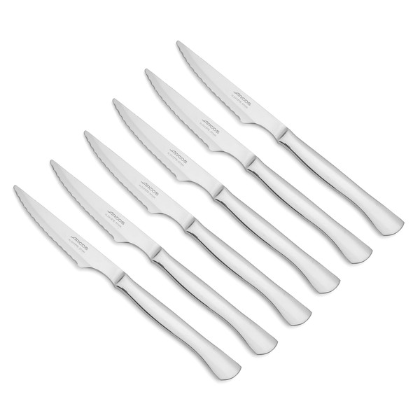 Arcos,702300,Table AA8Messer -Steakmesser Set 6Stück (6 Messer) - Monoblockaus einem