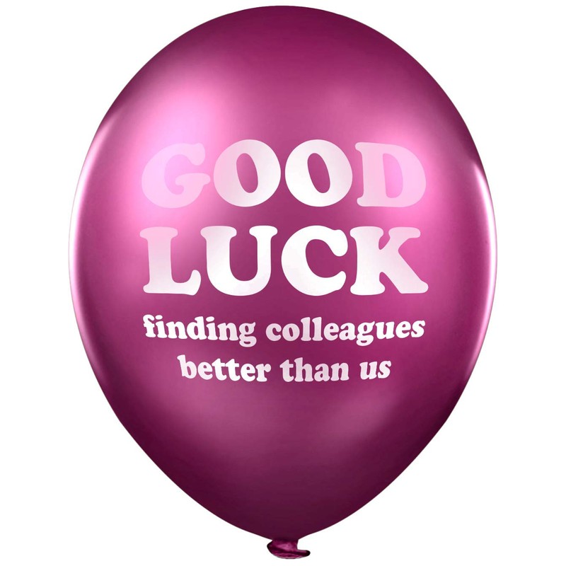 Rude balloons office leaving gifts for colleagues ideas good luck