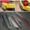 SDeelCase Carbon Effect Bumper Splitter Fin Wing Spoiler Canard Diffuser