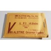 Van Alstine Round Bottom Tire Groover Blades 12 Pack Grooving VR #3 3/32"