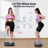 LOOK Fun-Merach MERACH Vibration Plate Exercise Machine With Light, Bluetooth,