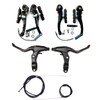 DONSP1986 Mountain Road Bikes Sport Black Brake Levers V-Brake Set