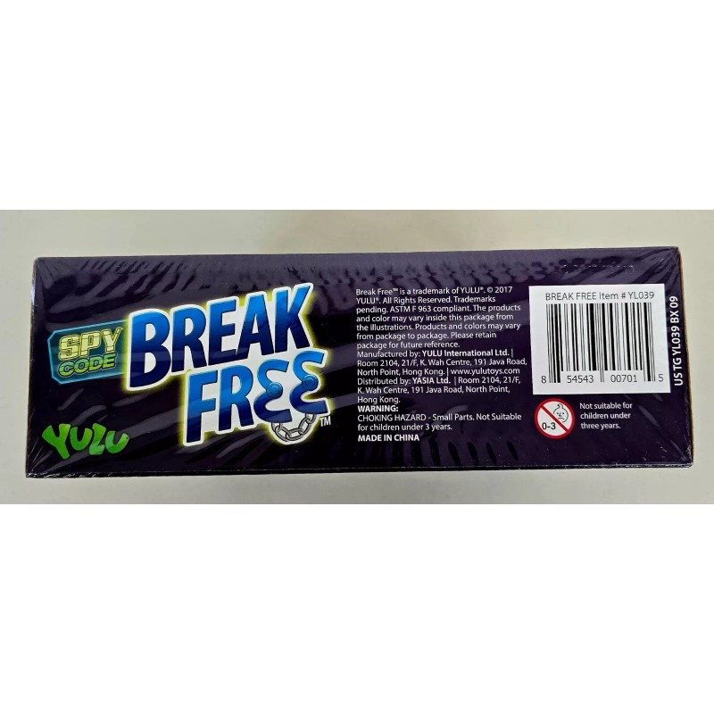 Spy Code Break Free Board Game "Pick The Lock To