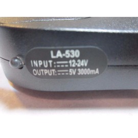 Replacement for 5V 2.5A DC Car Charger Power Supply for 2.5mm x 0.8mm 2.5x0.8 Connector