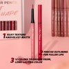 12PCS Matte Lip Liners Pencil Set, Nude Lip Contour Lipliner,