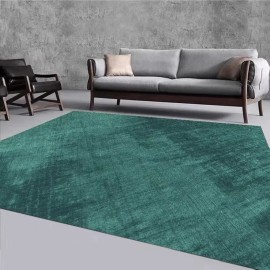 Fashion Solid Color Black Grey Carpet Living Room Decor Sofa Rug Bedside Sofa Rug Lounge Coffee Table Floor Mat Home Apartmentsize: 120*180cm, color: Green