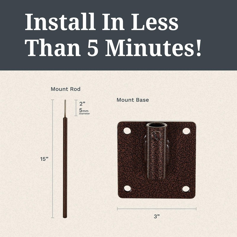 EZ Vane Seaplane Airplane Weathervane — Post Mount, Wind Cups,