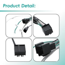 ASTROSYNC Harness Adapter Kit with ANC Defeat Harness Fit for Silverado Sierra 2014-2018 Camaro 2016-2024 C7 Corvette 2014-2019, Compatible with Select GM Vehicles with Bose Stereo