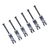 6 Pieces Metal Guitar Tremolo Saddles Double Locking System String