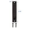 Dontay Pocket Door Edge Pull, Professional Stainless Steel 304, 4"