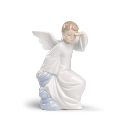 Nao Porcelain by Lladro WATCHING OVER YOU ( GUARDIAN ANGEL ) 2001597