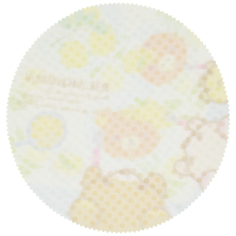 Rilakkuma 917826 Cleaning Cloth, Round 5.9 x 5.9 inches (15