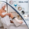 Clheatky Adult Waterproof Foot Cast Cover, Reusable Watertight Ankle Cast