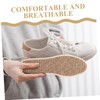 Healeved 5pairs Sweat Absorbing Insoles Thin Inserts for Women Men