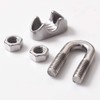 Cozihom 1/2 Inch M12 Wire Rope Cable Clip Clamp, 304