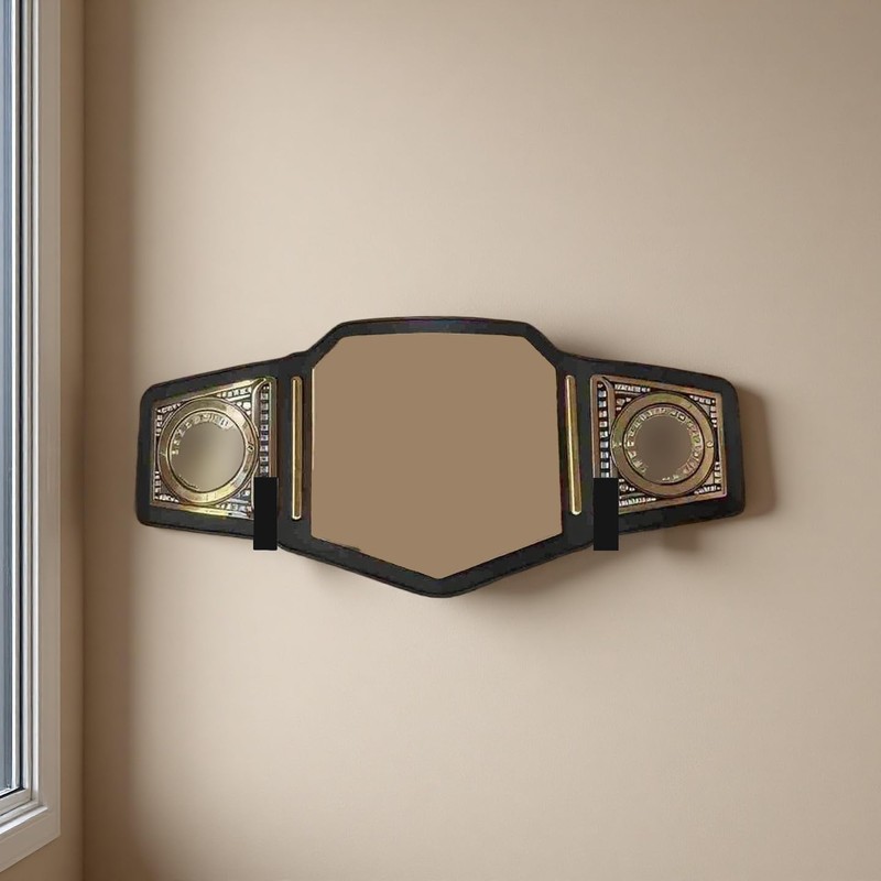 MOOYIYAN Championship Belt Display Holder for Wall, Belt Horizontal Wall