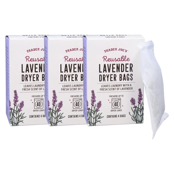 Trader Joes Lavender Dryer Bags (Pack of 3) by Trader Joe's