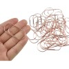 Clips De Papel Resistentes 2 Pulgadas 30 Unidades Metal Rosa