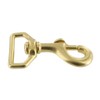 3600 Natural Brass, Swivel Bolt Snap, Solid Brass-LL, 1"