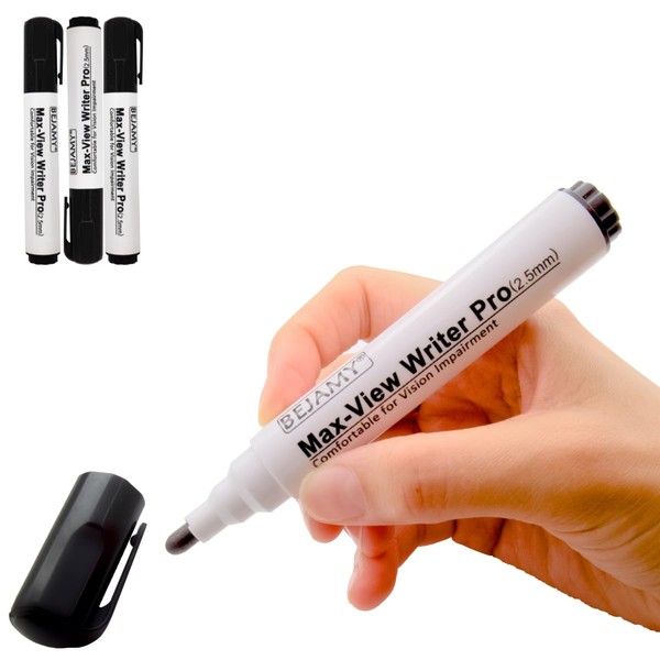 Bejamy Max-View Writer PRO, 2.5mm Bullet Tip Bold Writing Pen