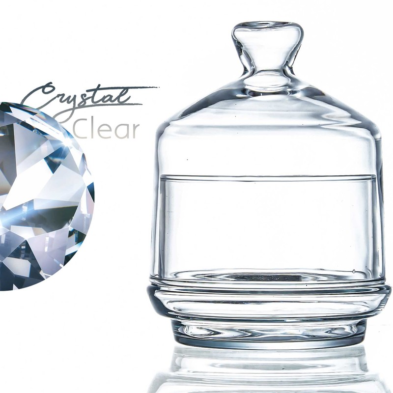 the mask el turko Multipurpose Glass Mini Container with Lid,
