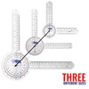 ASA TECHMED ASA TECHMED 3 Pcs Goniometer Set, 12, 8,