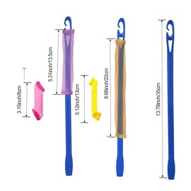 Magic curlers, spiral curl styling kit, spiral curlers, hair styling curlers, curlers, flexible curlers, 18 pieces curlers without heat, DIY hairdressing tools