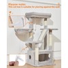 Taoqimiao Cat Tree,38.2-Inch Cat Tower for Indoor Cats,Suitable for Kittens
