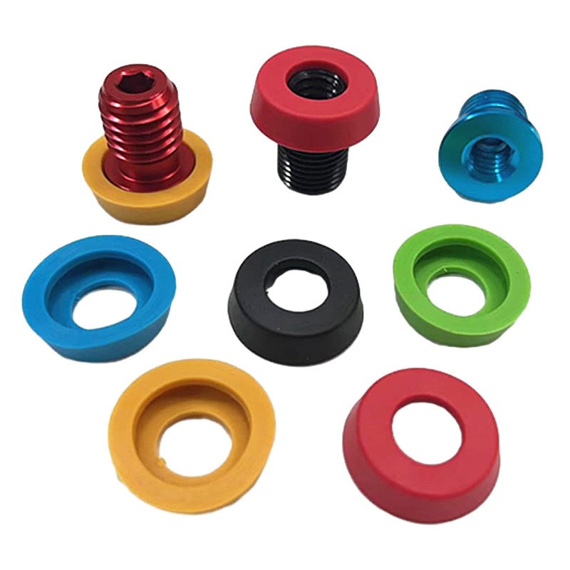 Haoyull 2pcs Rubber Billiard Pool Cue Bottom Tail Protective Case