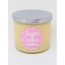 S&M Candle Factory Sugar Cookie Candle Soy Wax 3 Wick Candle (Large 3 Wick)
