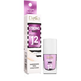 Delia Cosmetics - Nail Conditioner - Extreme Hardener - Nourishing Hardening Strenghtening - Smooth & Shiny Nails - Express 12 Days Result - 11ml
