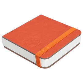 Watercolour Sketchbook for Painting, 30 Sheets 10 x 10 cm Pockets Watercolour Notebook, Portable Watercolour Paper Diary for Sketching, Doodling and Writing (Orange)