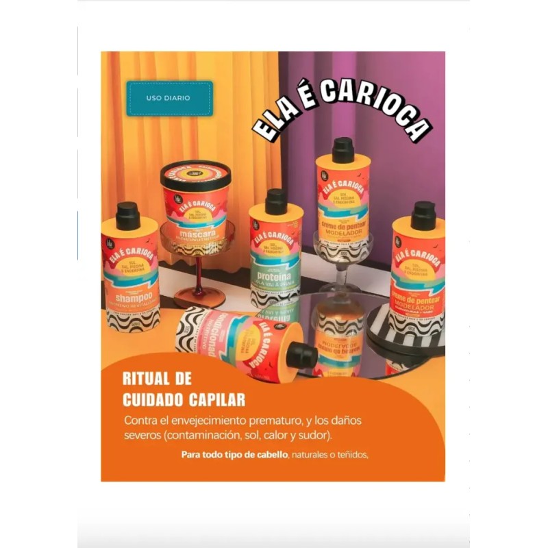 Ela É Carioca Mask Hidronutritiva Lola Cosmetics 450g