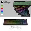 AOC KB600 Wireless Keyboard with 7-Color RGB Backlit, 2.4GHz Full-Size