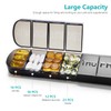 FHORAIN Large Pill Organizer 7 Day, Weekly Pill Box 1