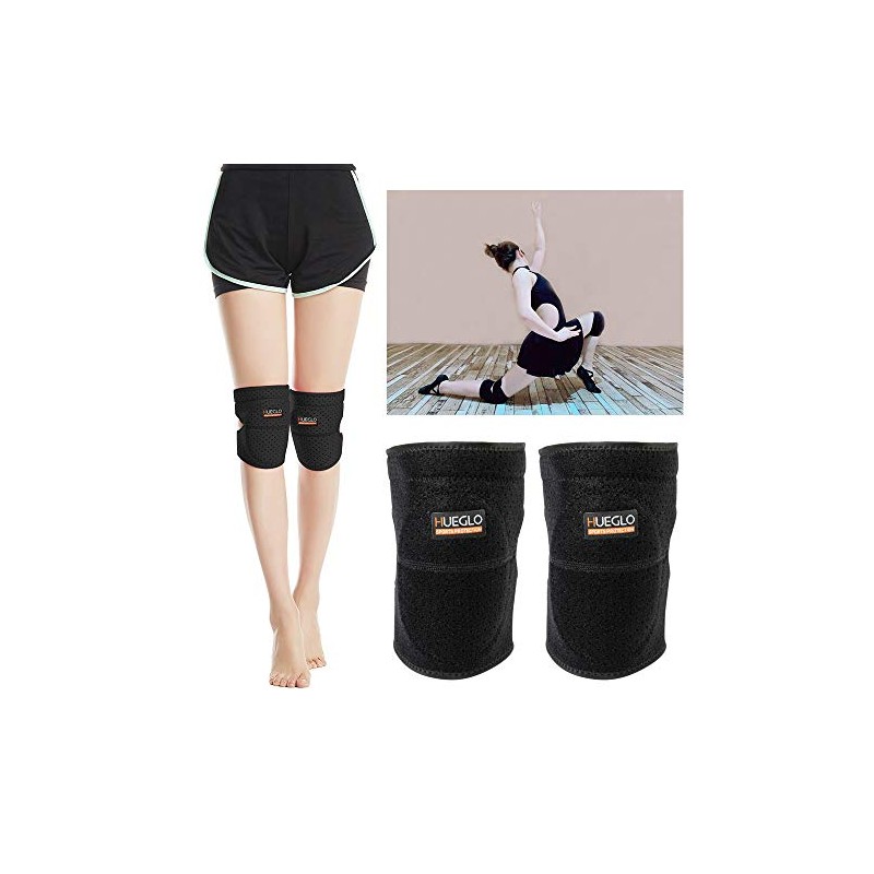 HUEGLO Protective Knee Pads for Dancers,Volleyball Knee Pad for Girls,Soft