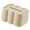 ANKROYU Wall Mounted Tissue Box Spring Press Type Plastic Stylish