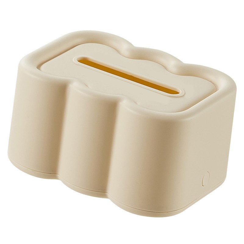 ANKROYU Wall Mounted Tissue Box Spring Press Type Plastic Stylish