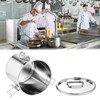 QWORK Food Storage Canisters, 6L/1.6Gal 304 Stainless Steel Flour Rice