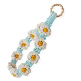 Macrame Keychain Wristlet Wrist Lanyard for Keys Keychains for Women Keychain Wristlet Key Lanyard Cute Keychains Wristlet Keychains for Women Boho Keychain Bracelet Wrist Key chain Lanyards