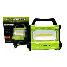 FLEXZILLA LED WORKLIGHT 3000 LUMENS SHOP SPOT FLASH LIGHT W/6ft CORD FZLEDS03