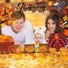 21 Pcs Happy Thanksgiving Photo Booth Props with Selfie Frame,