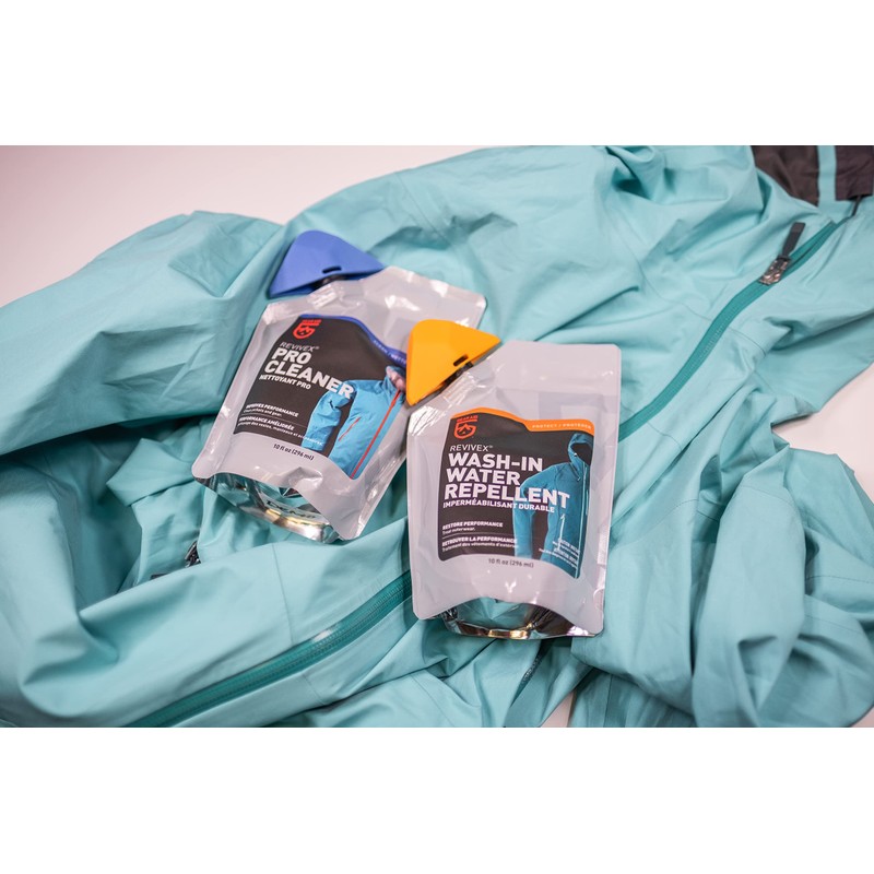 GEAR AID Outerwear Care Kit with Revivex Pro Cleaner and